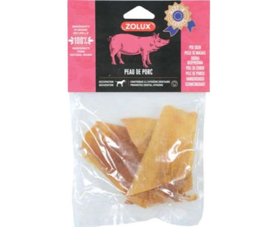 ZOLUX Pork rind - Dog treat - 100g