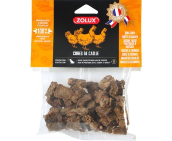 ZOLUX Quail cubes - dog treat - 150g