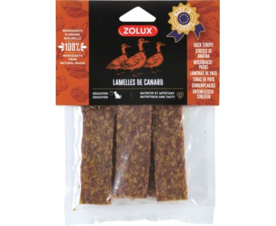 ZOLUX Duck strips - dog treat - 100g