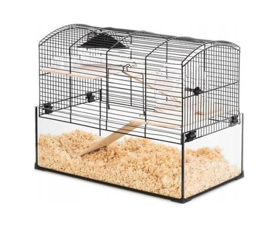 ZOLUX Cage Neo Panas Little with glass cuvette, black