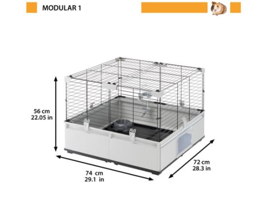 FERPLAST MODULAR 1 CAGE 74x72x56 cm