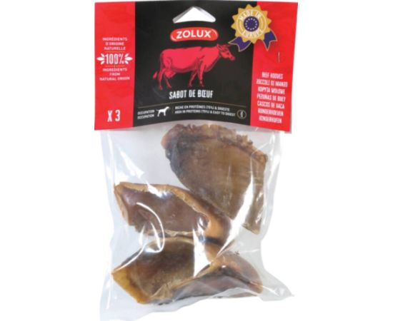 ZOLUX Beef hooves - chew for dog - 210g