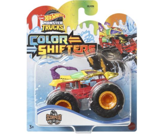 Mattel Hot Wheels: Monster Trucks Color Shifters - Scorpedo Vehicle (HMH32)