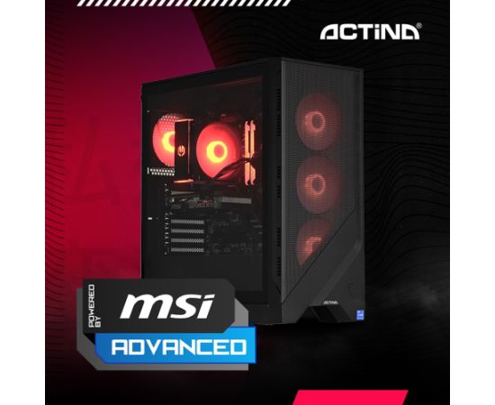 Actina 5901443346999 PC AMD Ryzen™ 5 7600 32 GB DDR5-SDRAM 1 TB SSD NVIDIA GeForce RTX 4070 SUPER Midi Tower Black