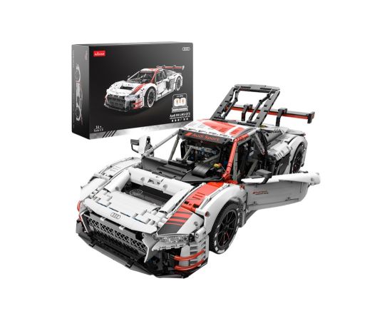 Building Blocks Car RC 1:8 Audi R8 GT3 Rastar White 3322 Elements