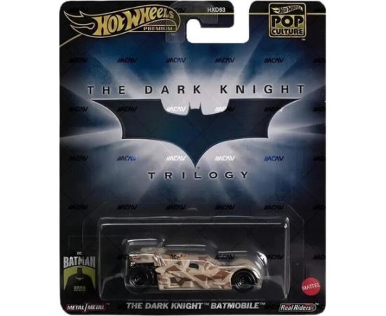 Mattel Hot Wheels® Pop Culture: The Dark Knight Trilogy - Batmobile Vehicle (HXD97)