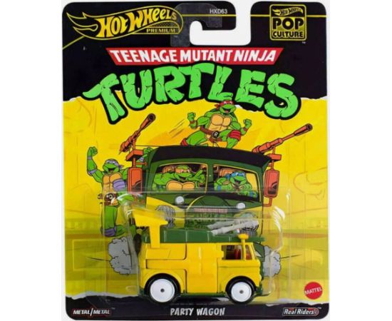 Mattel Hot Wheels® Pop Culture: Teenage Mutant Ninja Turtles - Party Wagon Vehicle (HXF04)