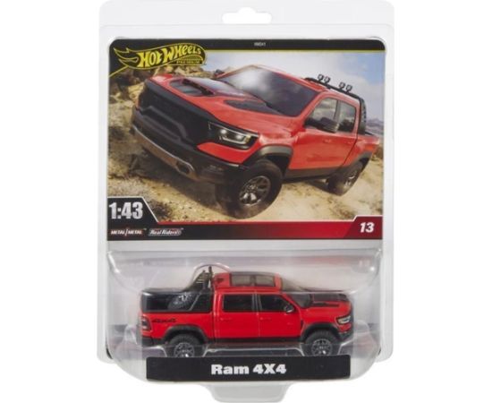 Mattel Hot Wheels: Premium Real Readers - Ram 4x4 1:43 Vehicle (HWT07)