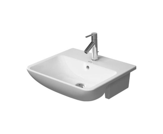 Duravit izlietne ME by Starck, 550x455 mm, daļēji virsmā, balta WG