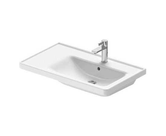 Duravit izlietne D-Neo, 800x480 mm, bļoda labajā pusē, balta