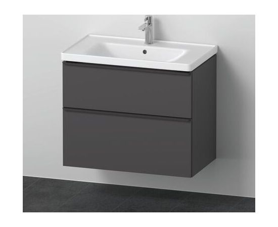 Duravit izlietnes un skapīša komplekts D-Neo, 800x480mm, matt graphite