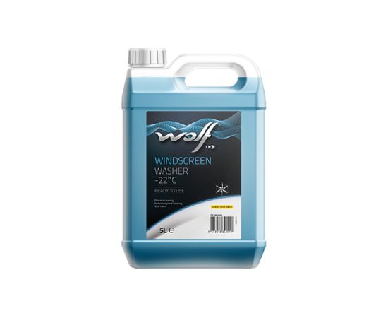 WOLF 1043344 Windscreen Washer Winter -22oC 5L Logu mazg. šķidrums