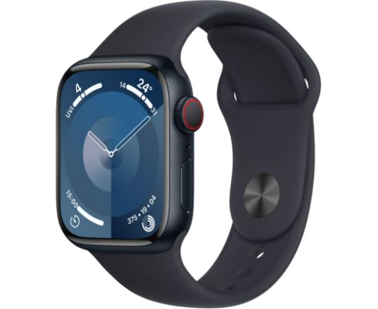 Apple Watch Series 9 45mm GPS Aluminum - Midnight (Atjaunināts, stāvoklis Ļoti labi)