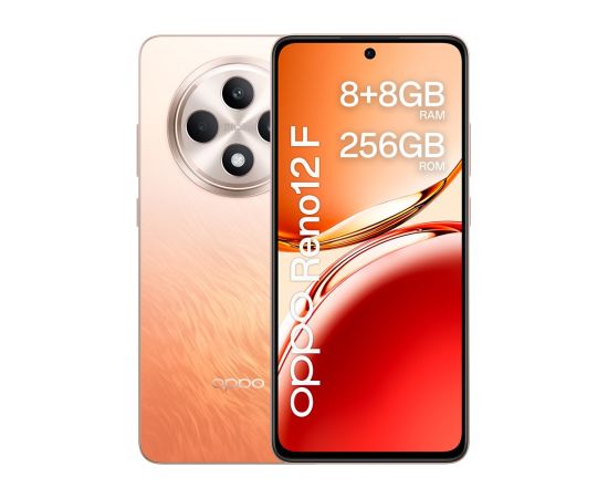 OPPO Reno12 F 4G 16.9 cm (6.67") Dual SIM Android 14 USB Type-C 8 GB 256 GB 5000 mAh Orange