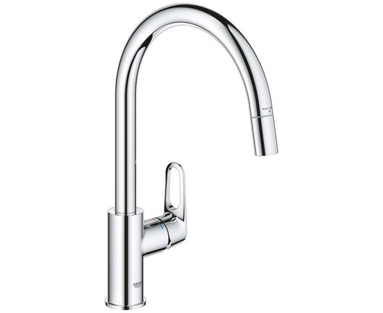 GROHE BauFlow single lever kitchen sink mixer Chomowany