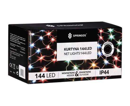 Рождественские гирлянды Springos CL4111 144 Led 2 x 2 м