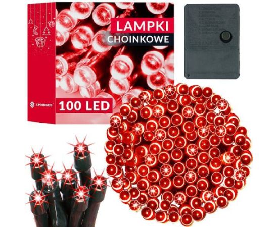 Ziemassvētku lampiņas Springos CL0130 100 Led 8.5 m