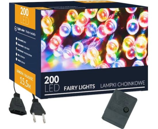 Ziemassvētku lampiņas Springos CL0206 200 Led 15.5 m