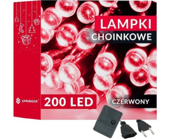 Ziemassvētku lampiņas Springos CL0208 200 Led