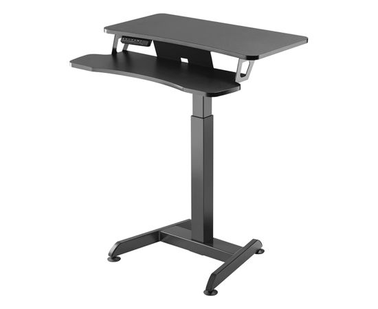 Maclean MC-835 Portable Desk Electric Height Adjustable 72 -122cm max. 37 kg Control Panel Sit Stand Work Station