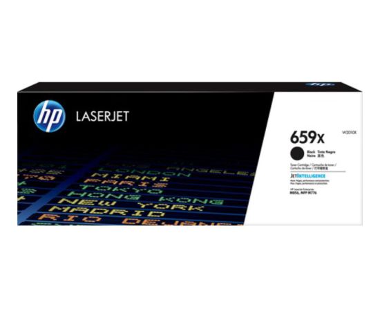 HP 659X Black Toner, 34000 pages, for HP Color LaserJet Enterprise M856dn, M856x   W2010X