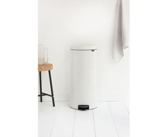 BRABANTIA atkritumu tvertne ar pedāli NewIcon 30L White