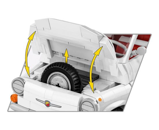 COBI Fiat 500 Abarth, construction toy (scale 1:12)