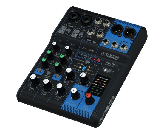 Yamaha MG06X audio mixer 6 channels Black