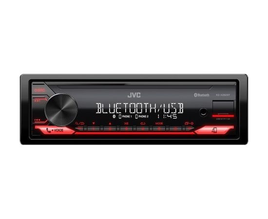 CAR RADIO JVC KDX-282BT RED