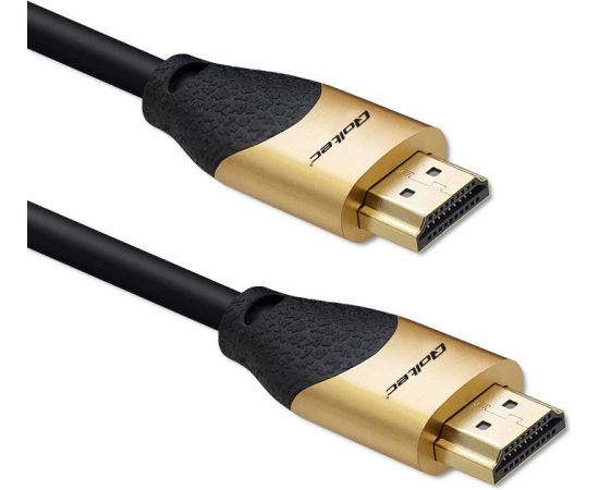 Qoltec 50357 HDMI v2.1 Cable Ultra high speed 8K | 60Hz | 26AWG | GOLD | 5m