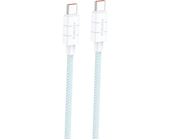 Foneng XS02 60W USB-C to USB-C cable, 1.2m (blue)