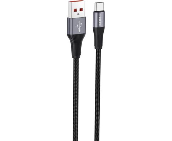 Foneng X112 USB-A to USB-C cable, 3A, 1m (black)