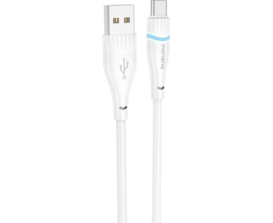 USB-A to USB-C cable Foneng X101 3A, 1.2m (white)