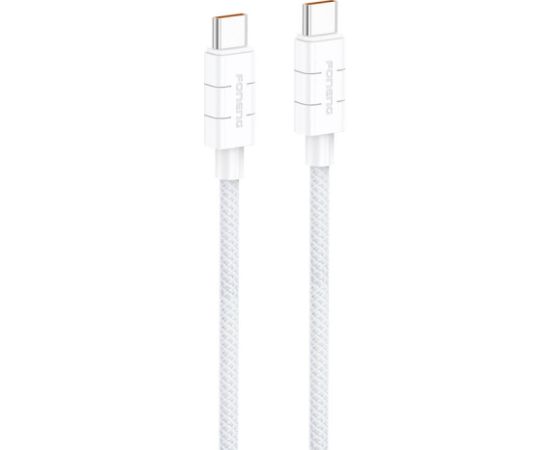 Foneng XS02 60W USB-C to USB-C cable, 1.2m (white)