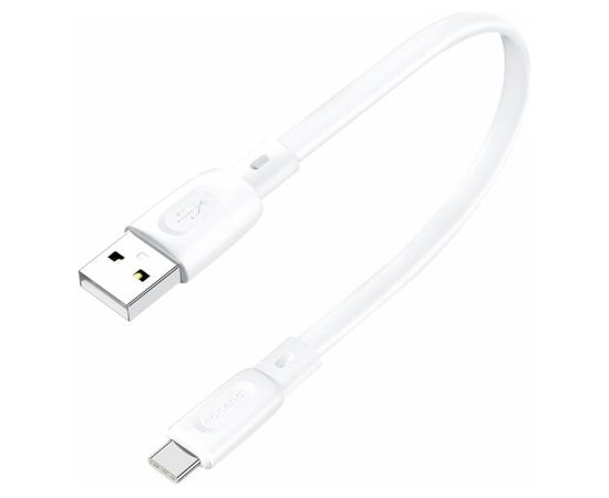 USB-A - USB-C cable Foneng X107 3A, 0.25m (white)