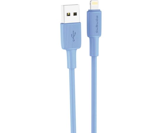 Foneng X100 USB-A to Lightning cable 2.4A, 1.2m (blue)