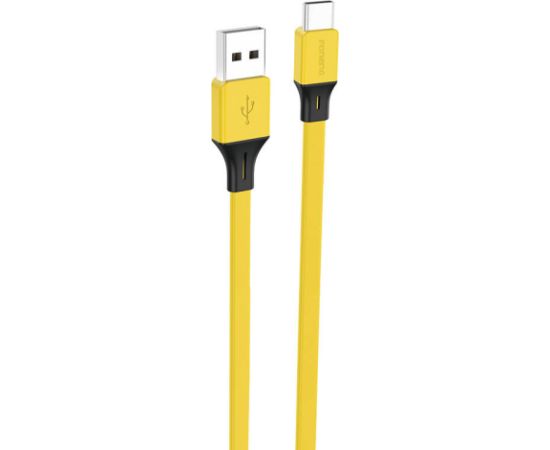 Foneng X96 USB-A to USB-C cable 2.4A, 1m (yellow)