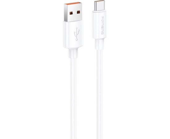 USB-A to USB-C cable Foneng X108 3A, 1m (white)