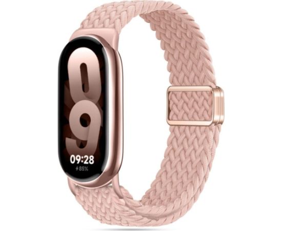 Tech-Protect watch strap NylonMag Xiaomi Smart Band 8/9, dusty rose