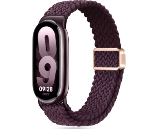 Tech-Protect watch strap NylonMag Xiaomi Smart Band 8/9, dark cherry