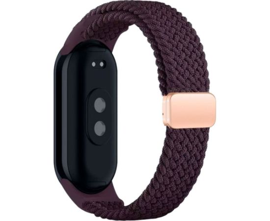 Tech-Protect watch strap NylonMag Xiaomi Smart Band 8/9, dark cherry