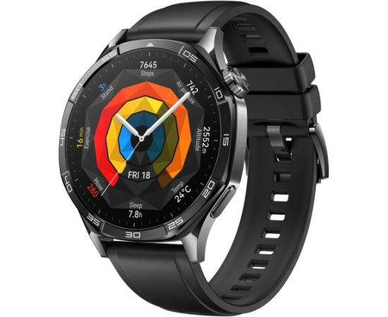 Huawei Watch GT 5 46mm, stainless steel/black