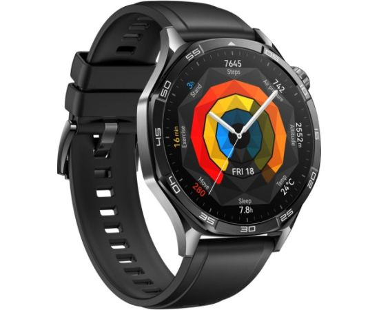 Huawei Watch GT 5 46mm, stainless steel/black