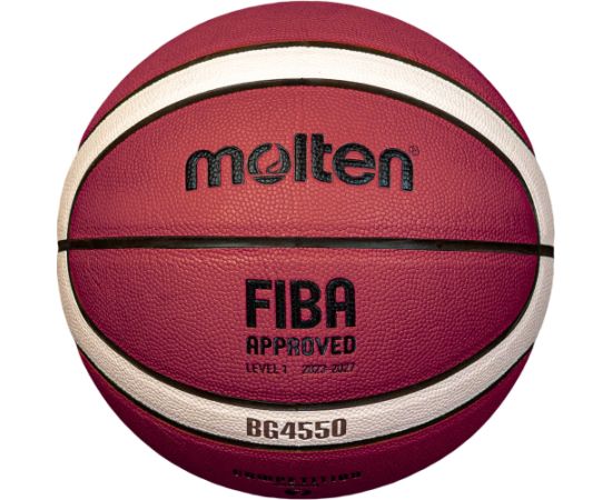 Basketball ball competition MOLTEN B6G4550 FIBA synth. leather size 6