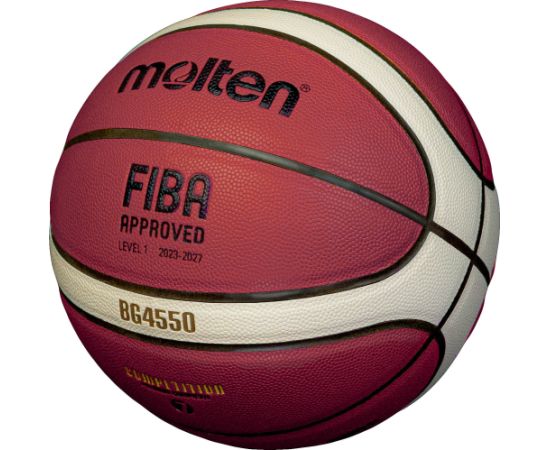 Basketball ball competition MOLTEN B6G4550 FIBA synth. leather size 6