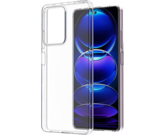 Mocco Clear Back Case 1mm Aizmugurējais Silikona Apvalks Priekš Xiaomi Redmi Note 12 5G / Poco X5