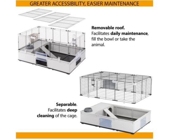 FERPLAST Modular 3 - cage for rabbit and domestic guinea pig - 144 x 72 x 56cm