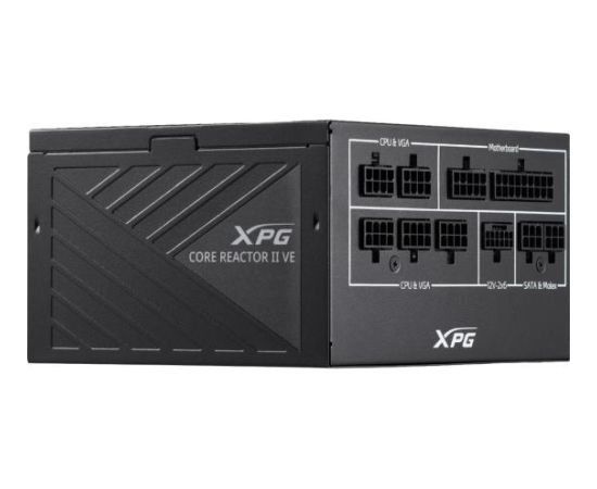 A-data Power Supply ADATA XPG CORE REACTOR II VE 850 Watts Efficiency 80 PLUS GOLD COREREACTORIIVE850G-BKCEU