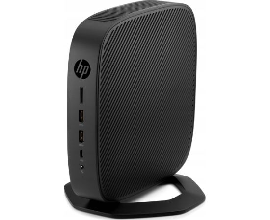 Komputer HP HP Pro t550 - Thin Client - USFF - 1 x Celeron J6412 / 2 GHz - RAM 8 GB - Flash 32 GB - eMMC - UHD Graphics - 1GbE, Bluetooth 5.2 - WLAN: 802.11a/b/g/n/ac/ax, Bluetooth 5.2 - HP ThinPro - Monitor: keiner - Tastatur: International Englisch