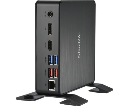 Komputer Shuttle Shuttle NC40U7 komputer typu barebone 0.84L sized PC Czarny i7-1255U Intel SoC